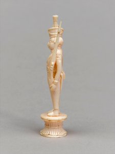 Hvit bonde, sjakkbrikke, India, 1820 ca av Allen Edward Everitt