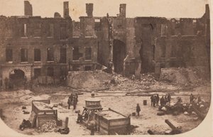 Evakueringen av Fort Sumter, april 1861, april 1861. av Alma A. Pelot.