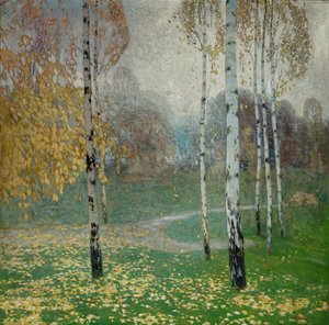 Bjørketrær, 1904 av Alois Kalvoda