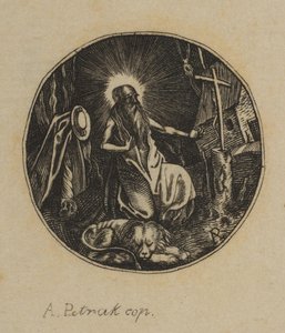 Saint Hieronymus, 1800-tallet. av Alois Petrak