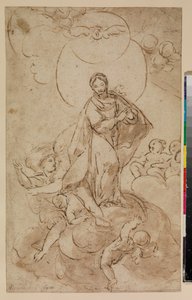 Virgin of the Immaculate Conception, recto, 1600-tallet av Alonso del Arco