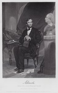 Abraham Lincoln (gravering) av Alonzo (after) Chappel