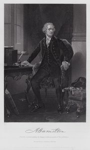 Alexander Hamilton (gravering) av Alonzo (after) Chappel
