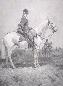 Henry Lee i 1780, illustrasjon fra Harper's Monthly Magazine (litho)