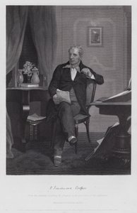 James Fenimore Cooper (gravering) av Alonzo (after) Chappel