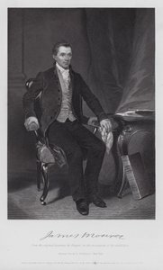 James Monroe (gravering) av Alonzo (after) Chappel