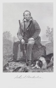 John James Audubon (gravering) av Alonzo (after) Chappel