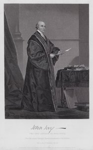 John Jay (gravering) av Alonzo (after) Chappel