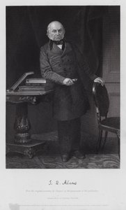John Quincy Adams (gravering) av Alonzo (after) Chappel