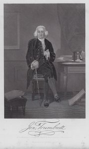 Jonathan Trumbull (gravering) av Alonzo (after) Chappel