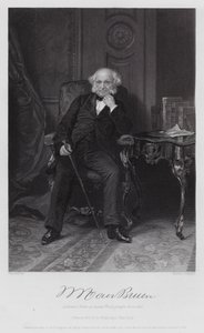 Martin Van Buren (gravering) av Alonzo (after) Chappel