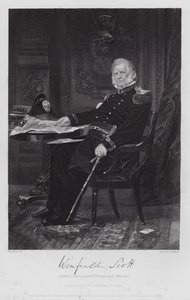 Winfield Scott (gravering) av Alonzo (after) Chappel