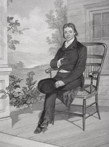 John Randolph (1773-1833) (litho) av Alonzo Chappel