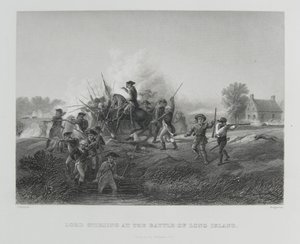 Lord Stirling i slaget ved Long Island, 1776 av Alonzo Chappel