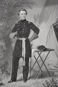 Portrett av Ormsby MacKnight Mitchel (1809-62) (litho)