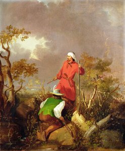 The Frontiersmen (olje på lerret) av Alonzo Chappel