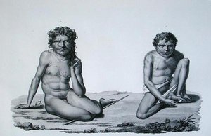 Port Jackson, New Holland: Aborigines fra Blue Mountains, fra 