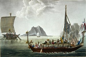Utsikt over Corocores på øya Guebe, fra øya Pisang, fra 