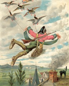 Baron Munchausens eventyr (chromolitho)
