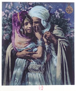 Slave to Love (farge litho) av Alphonse Etienne Dinet