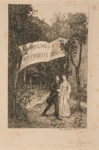 2 illustrasjoner for Le Malheur d av Alphonse Legros