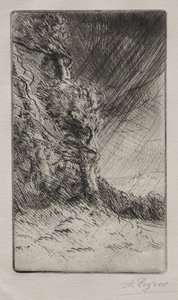 Et vindkast. av Alphonse Legros