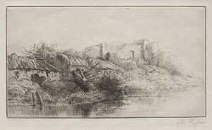 Forlatt landsby av Alphonse Legros