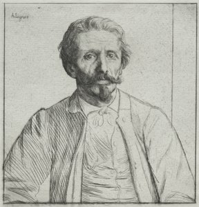 Auguste Delâtre av Alphonse Legros