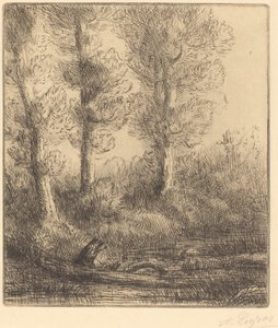 Bredden av Saint-Pre Rive du Saint-Pre. av Alphonse Legros