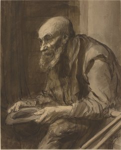 Tigger med krykker av Alphonse Legros