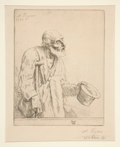 Tigger med krykker av Alphonse Legros