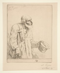 Tigger med krykker av Alphonse Legros