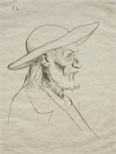 Bretonsk bonde. av Alphonse Legros
