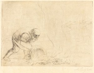 Brennende gress av Alphonse Legros