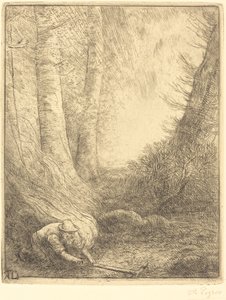 Brenne gresset Gressbrenneren. av Alphonse Legros