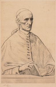 Kardinal Manning av Alphonse Legros