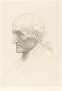 Kardinal Manning, 2. plate. av Alphonse Legros