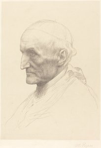 Kardinal Manning, 2. plate. av Alphonse Legros