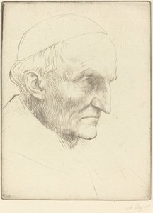 Kardinal Manning, 3. plate av Alphonse Legros