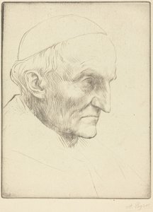 Kardinal Manning, plansje 3 av Alphonse Legros