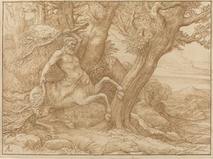 Kentaur med grener av Alphonse Legros