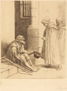 Veldedighet La charite. av Alphonse Legros
