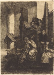 Kor i en spansk kirke av Alphonse Legros