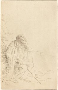 Dagdrøm (drømmeren) av Alphonse Legros