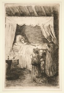 Death Watch (The Old Mortuary) av Alphonse Legros