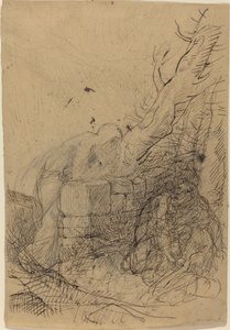 Døden og vedhoggeren. av Alphonse Legros