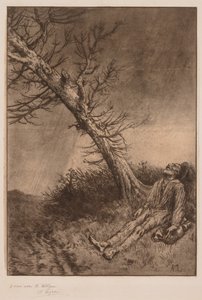 En vagabonds død av Alphonse Legros