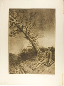 Vagabondens død av Alphonse Legros