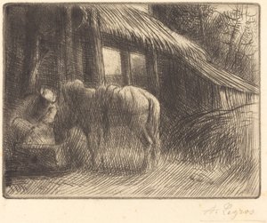 Drikketrau, 2. tallerken Drikketrauet. av Alphonse Legros