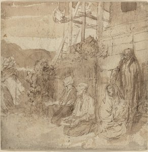 Engelske tiggere. av Alphonse Legros